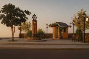 Relógios termômetros trazem mais charme e identidade para Bom Jardim da Serra.